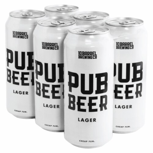 10 Barrel Brewing Rock Hop Cold IPA Beer Perspective: front