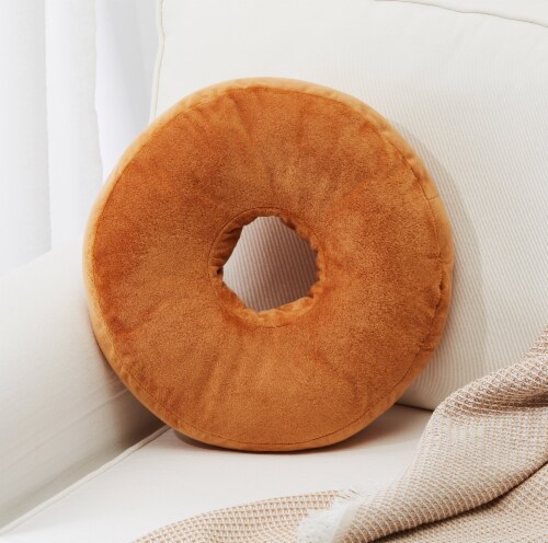 Cheer Collection Round Donut Pillow - Super Soft Microplush