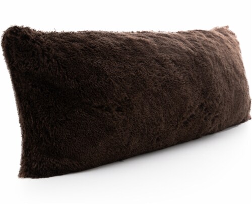 Cheer Collection Faux Fur Throw - 18 x 40 Long Decorative Body