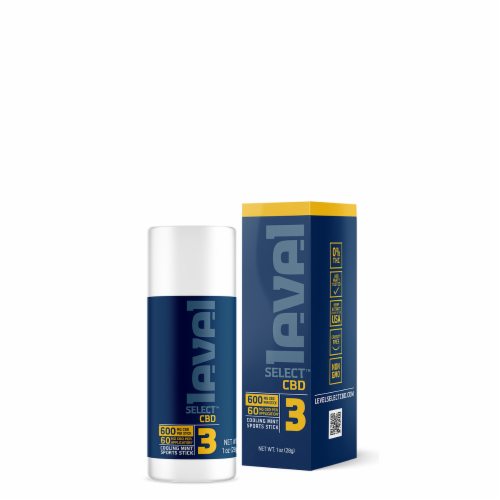 Level Select™ CBD Cooling Mint Sports Stick Perspective: front