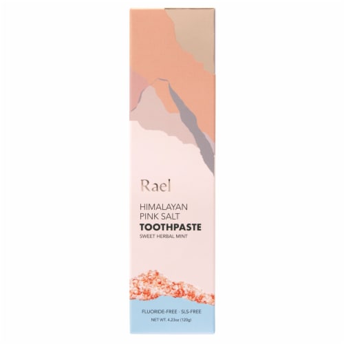 Rael Sweet Herbal Mint Flouride-Free Toothpaste Perspective: front