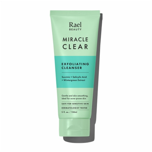 Rael Beauty Miracle Clear Exfoliating Cleanser Perspective: front