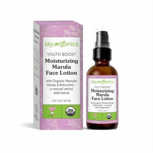 Sky Organic Youth Boost Moisturizing Marula Face Lotion Perspective: front