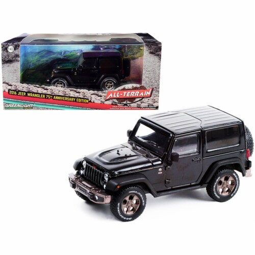 2016 Jeep Wrangler Black \75th Anniversary Edition\ \ All-Terrain\ Series Diecast  Model Car, 1 - Kroger