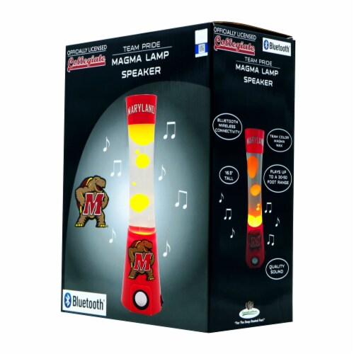 Maryland Terrapins Team Pride Magma Lamp Speaker Perspective: front