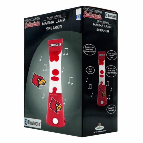 Louisville Cardinals Team Pride Magma Lamp Speaker Perspective: front