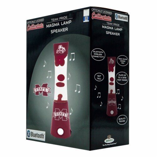 Mississippi State Bulldogs Team Pride Magma Lamp Speaker Perspective: front
