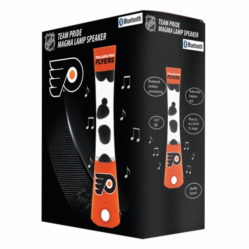 NHL Philadelphia Flyers Team Pride Magma Lamp Speaker Perspective: front