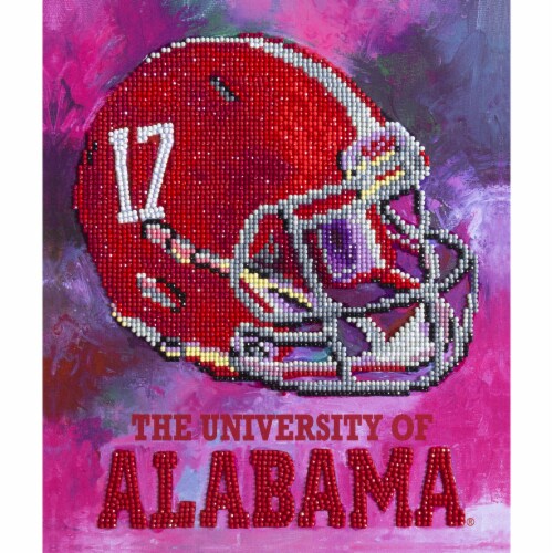 Alabama Crimson Tide NFL Team Pride Diamond Painting Craft Kit Perspective: front