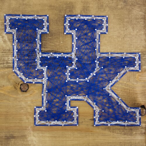 Kentucky Wildcats Team Pride String Art Craft Kit Perspective: front