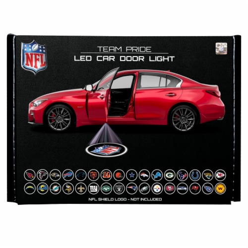 NFL Miami Dolphins Team Pride LED Car Door Light Perspective: front