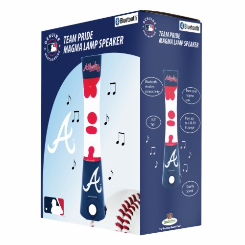 Atlanta Braves Team Pride Magma Lamp Speaker Perspective: front
