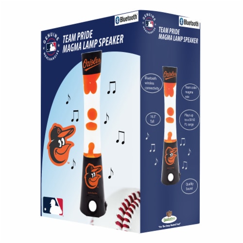 Baltimore Orioles Team Pride Magma Lamp Speaker Perspective: front