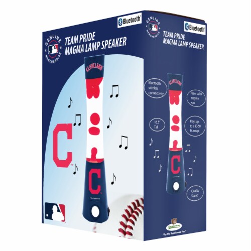Cleveland Indians Team Pride Magma Lamp Speaker Perspective: front