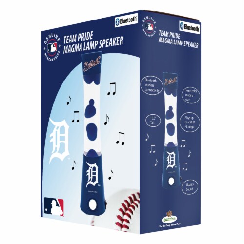 Detroit Tigers Team Pride Magma Lamp Speaker Perspective: front