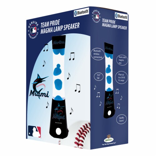 Miami Marlins Team Pride Magma Lamp Speaker Perspective: front