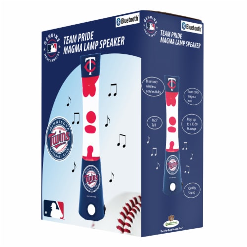 Minnesota Twins Team Pride Magma Lamp Speaker Perspective: front