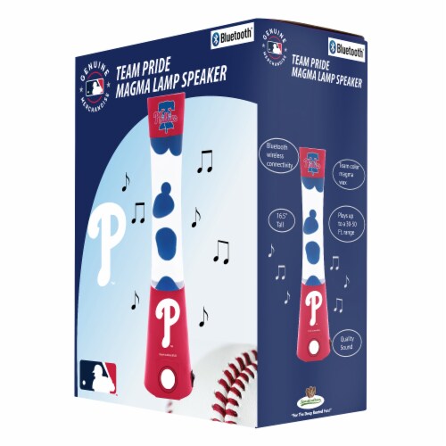 Philadelphia Phillies Team Pride Magma Lamp Speaker Perspective: front