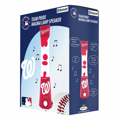 Washington Nationals Team Pride Magma Lamp Speaker Perspective: front