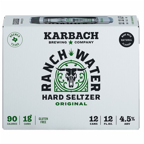 Karbach Brewing Co. Ranch Water Original Hard Seltzer Perspective: front