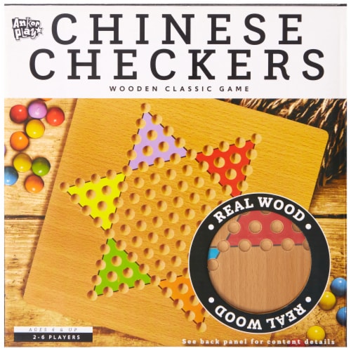 Anker Play Chinese Cheekers Wooden Game Perspective: front