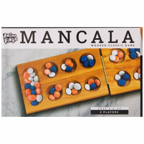 Anker Play Mancala Wooden Classic Game Perspective: front