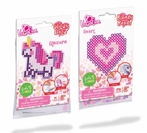IG Design B My Valentine Heart Blendy Beads Kit Perspective: front