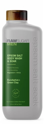 Raw Sugar Eucalyptus + Green Clay Body Wash Perspective: front