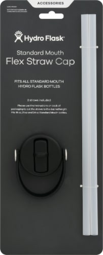 Hydro Flask® Standard Flex Straw Cap - Black Perspective: front