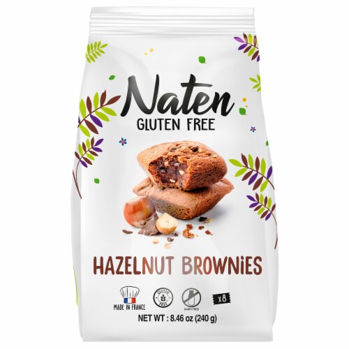Naten Gluten Free Hazelnut Brownies Perspective: front