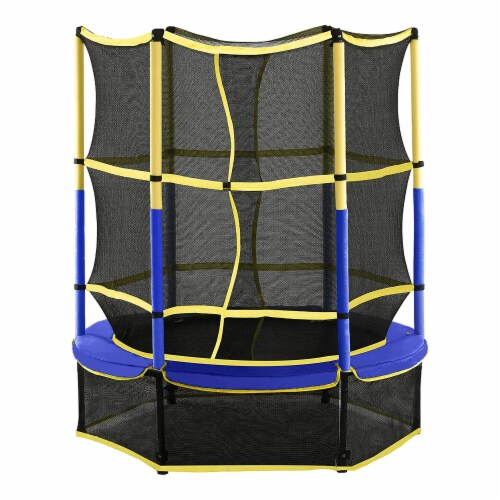 Upper Bounce Kid-Friendly Trampoline & Enclosure Set, 55 in