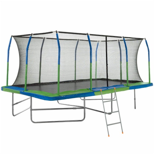 bestemt Sober cirkulation Mega 10' X 17' Gymnastics Style, Rectangular Trampoline Set with Ladder,  Rectangular 10 x 17 ft - Pick 'n Save