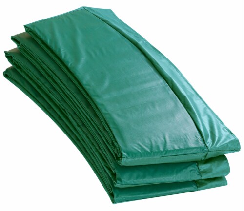 Super Spring Cover - Safety Pad, Fits 15 FT Round Trampoline Frame - Green Perspective: front