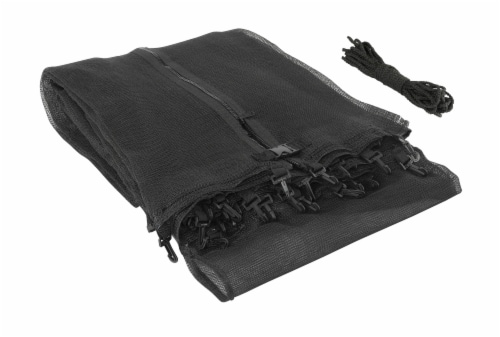 Trampoline Safety Enclosure Net, Fits 7 FT Round Frame,3 Arches - with Top Sleeves Perspective: front
