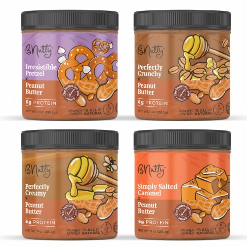 BNutty™ Peanut Butter Sweet and Salty 4-Pack Perspective: front