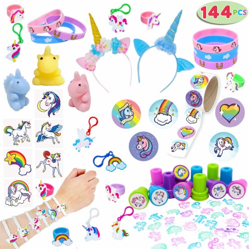 JOYIN Unicorn Party Supplies Set Perspective: front