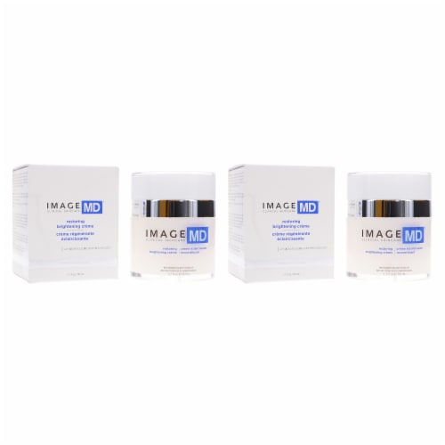 IMAGE Skincare MD Restoring Brightening Creme with ADT Technology 1.7 oz 2 Pack Perspective: front