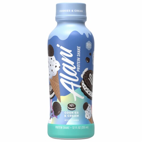 Alani NU Cookie & Cream Fit Shake Protein Shake Perspective: front