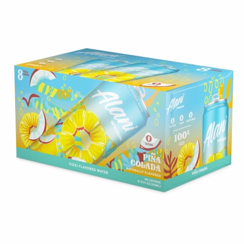 Alani NU Pina Colada Sparkling Water Perspective: front