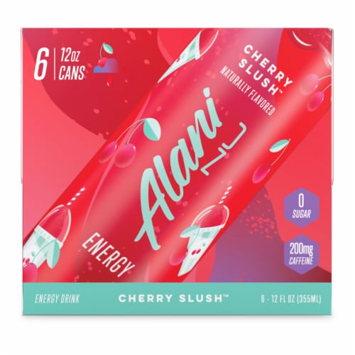 Alani NU Cherry Slush Energy Drink Multipack Cans Perspective: front