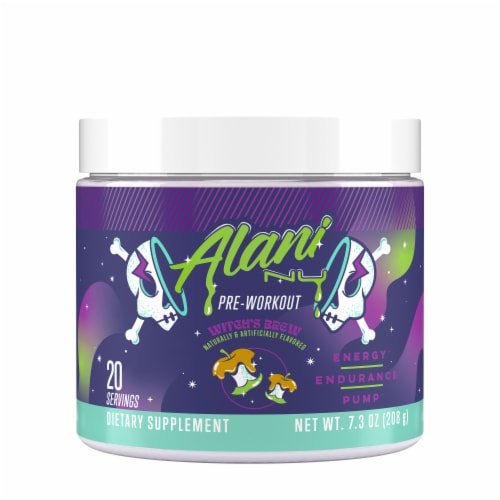 Alani Nu Pre-Workout Witches Brew Perspective: front