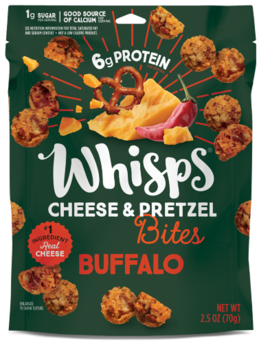 Whisps® Cheese & Pretzel Buffalo Bites Perspective: front