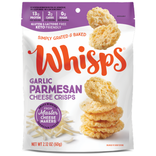 Whisps® Garlic Herb Cheese Crisps Perspective: front