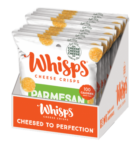 Whisps® Parmesan Cheese Crisps Perspective: front