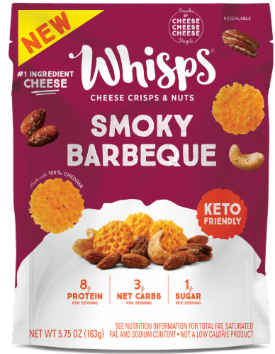 Whisps® Smokey Barbeque Cheddar Snack Mix Perspective: front