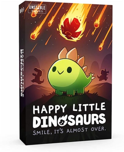 TeeTurtle Happy Little Dinosaurs Card Game Perspective: front