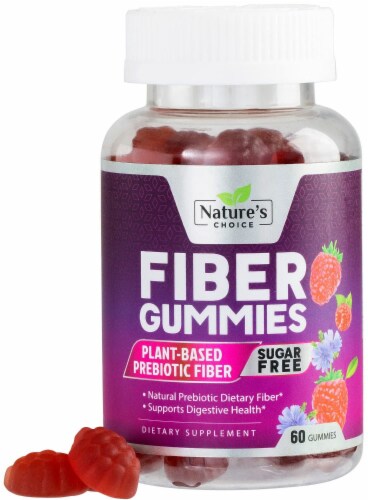 Sugar Free Fiber Gummies for Adults Daily Prebiotic Fiber Digestive