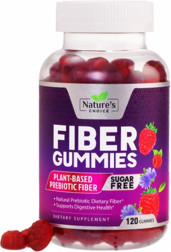 Sugar Free Fiber Gummies for Adults Daily Prebiotic Fiber Digestive