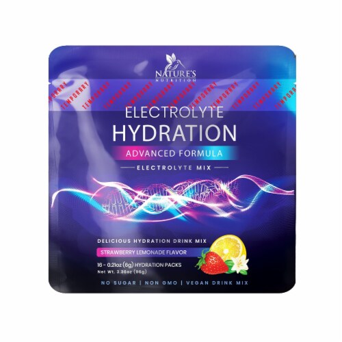 Electrolytes Powder Hydration Packets Sugar Free Electrolyte Drink