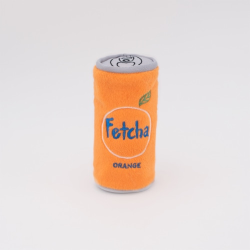 Zippy Paws Fetcha Can - Orange Perspective: front